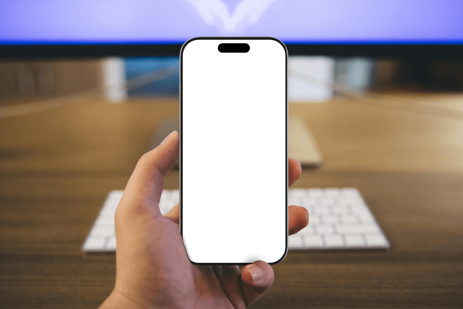 iPhone mockup displaying healthcare app features for patient and client management by medical professionals